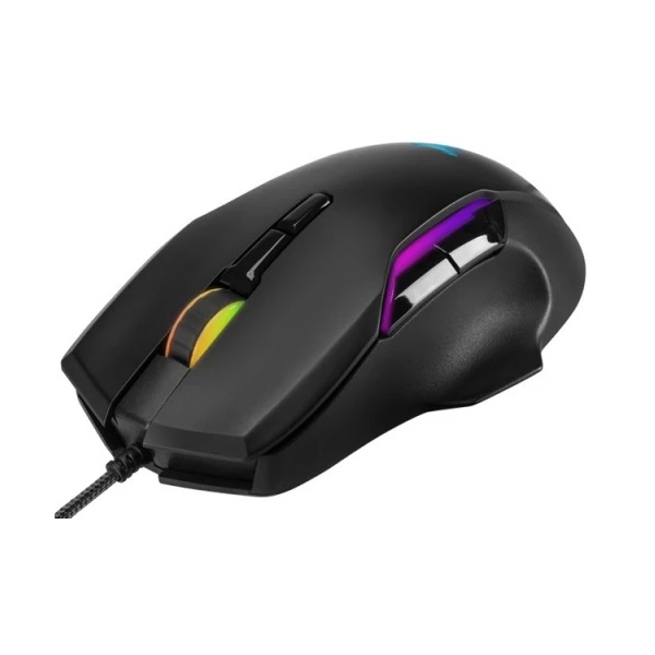 მაუსი Noxo DEVIATOR, Wired, RGB, USB, Gaming Mouse, Black