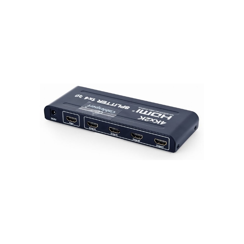 სპლიტერი Gembird DSP-4PH4-02, HDMI Splitter, 1 In 4 Out EU, Black