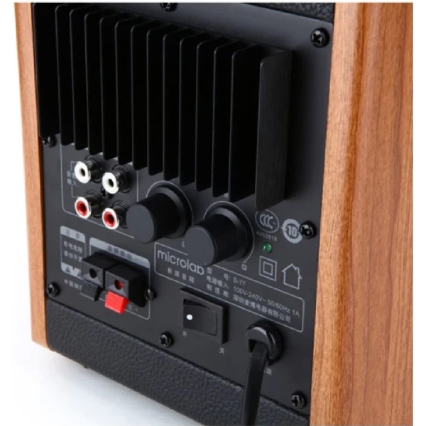 Speaker Microlab B77, 48W, RCA, Wooden