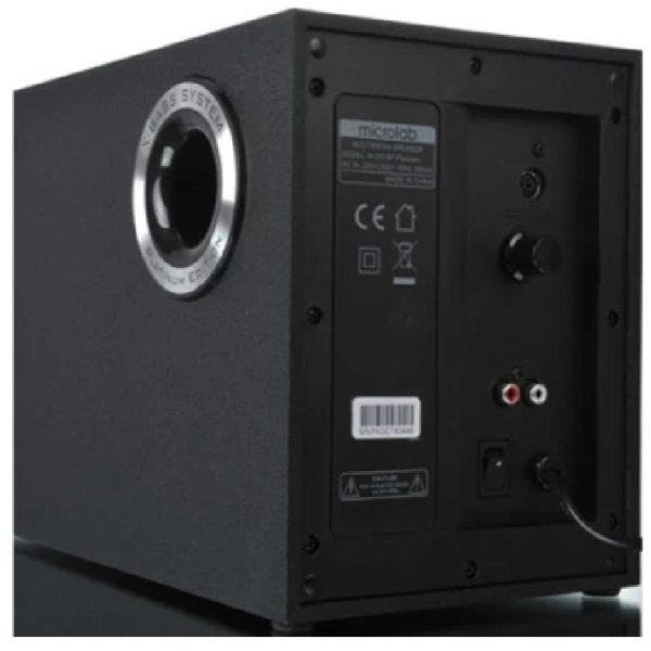 Speaker Microlab M-200BT, 50W, Bluetooth, RCA, 3.5mm, Black