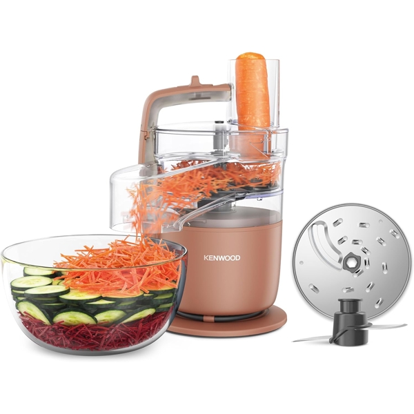 Food Processor Kenwood FDP22.130RD MultiPro Go, 650W, 1.3L, Clay Red