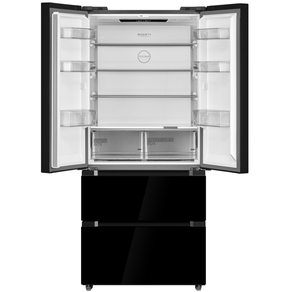 Refrigerator, Midea MDRF692MIE22, 531L, A+, Black
