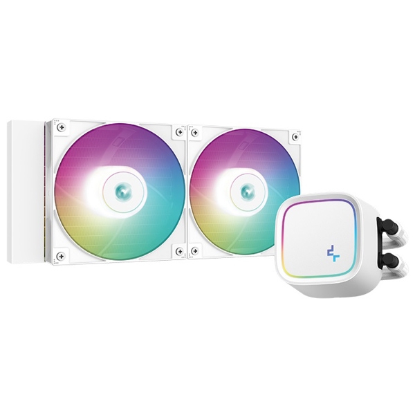 Liquid Cooling, Deepcool LE520 WH, ARGB LED, 120mm, 2250RPM, White