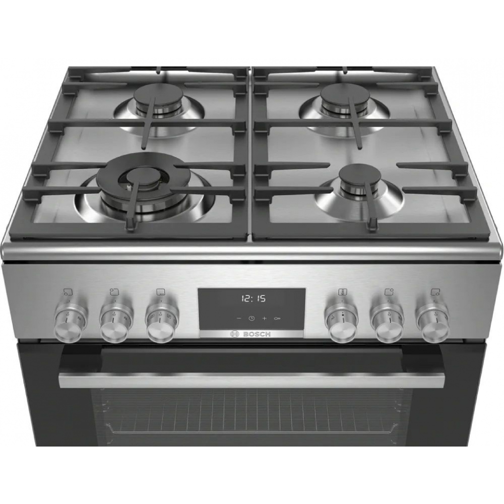 გაზქურა Bosch HXS59AI51Q, 4Gas, Gas Cooker, Stainless Steel