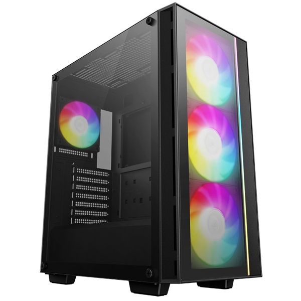 ქეისი Deepcool MATREXX 55 V4, Computer Case, Mini-ITX, Micro-ATX, ATX, USB3.0×2, Audio×1, Black