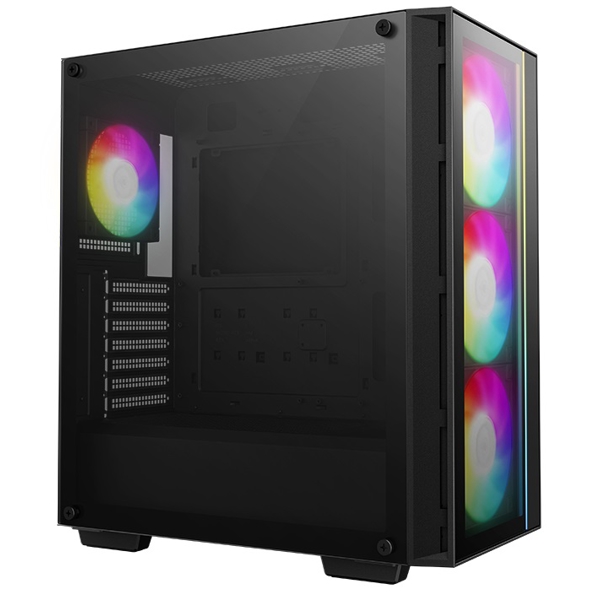 ქეისი Deepcool MATREXX 55 V4, Computer Case, Mini-ITX, Micro-ATX, ATX, USB3.0×2, Audio×1, Black