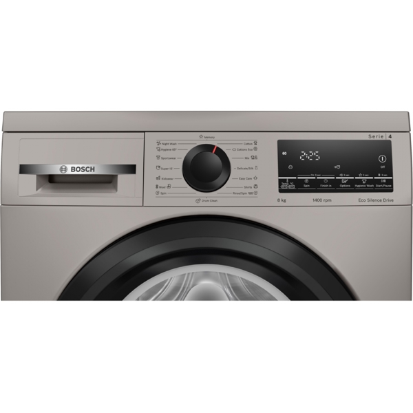 სარეცხი მანქანა Bosch WLS2846SME, 8Kg, 1400Rpm, 59Db, Washing Machine, Grey