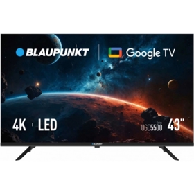 ტელევიზორი Blaupunkt 43UGC5500S, 43", 4K UHD, USB, HDMI, LAN, BT, WIFI, Black