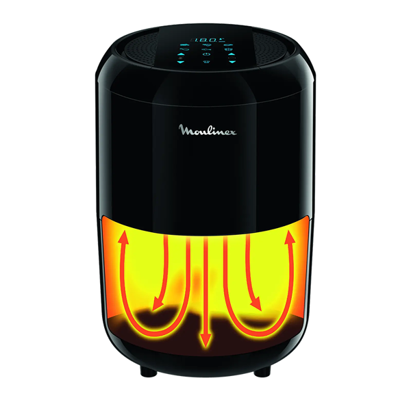 Air Fryer Moulinex EZ301810, 1030W, 1.6L, Black