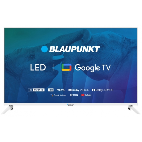 ტელევიზორი Blaupunkt 43UBG6010, 43", 4K UHD, USB, HDMI, LAN, BT, WIFI, White