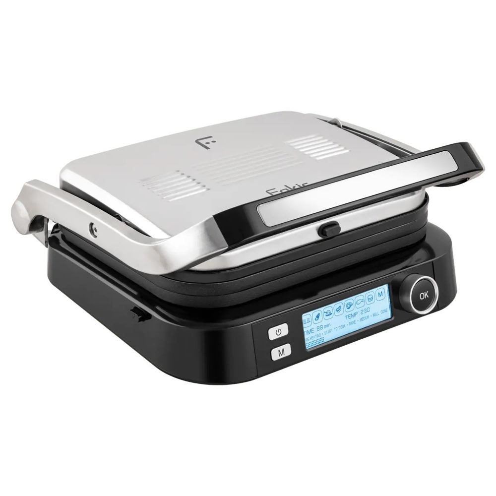 გრილი Fakir 8682511903197, 2100W, Grill, Black/Silver