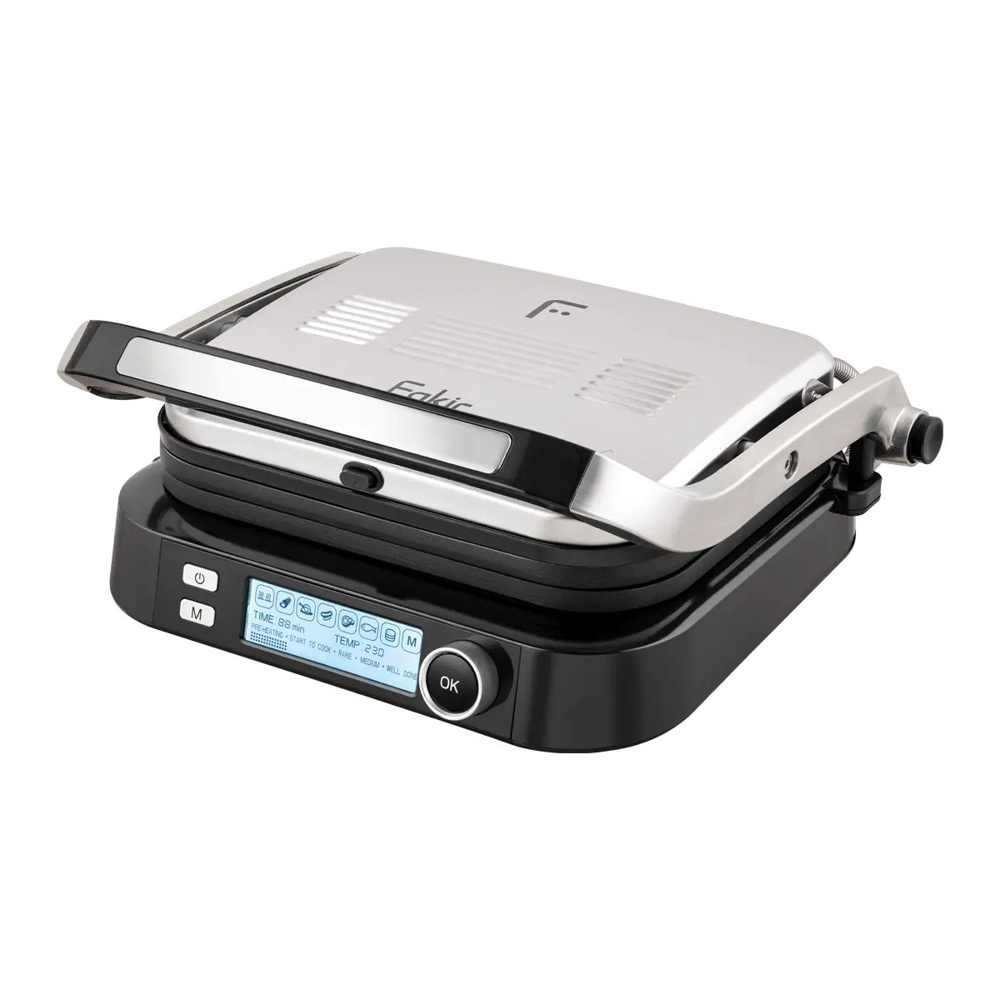 გრილი Fakir 8682511903197, 2100W, Grill, Black/Silver