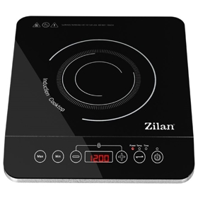 ინდუქციური ქურა Zilan ZLN8078, Induction Cooker, Black