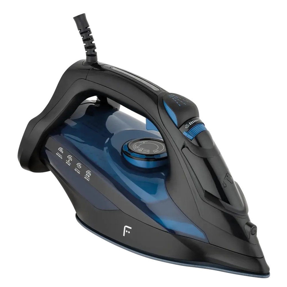 Steam Iron Fakir 8682511905610 FlexSteam, 2800W, 0.48L, Blue/Black