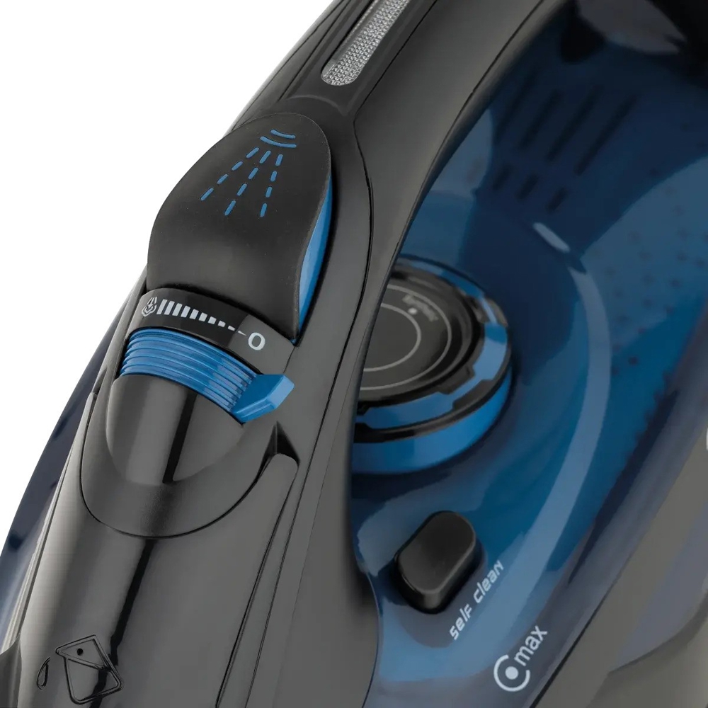 Steam Iron Fakir 8682511905610 FlexSteam, 2800W, 0.48L, Blue/Black