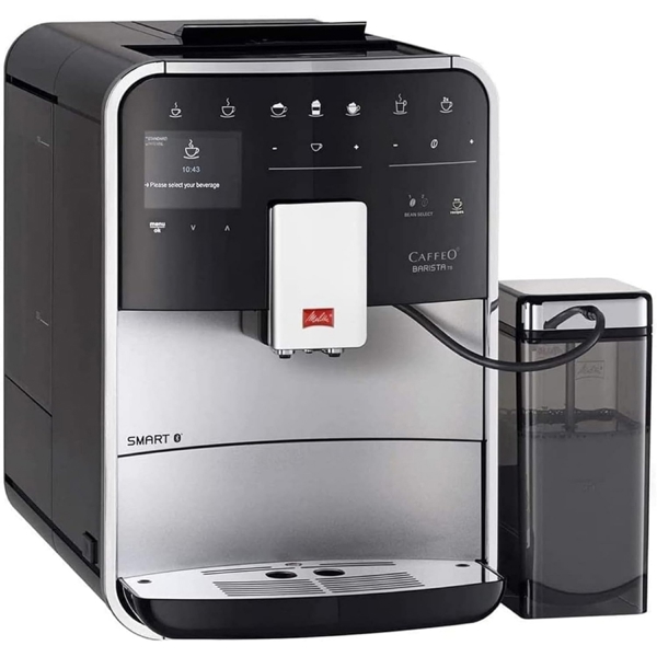 ყავის აპარატი Melitta F85/0-101EU Barista Smart TS, 1450W, 1.8L, Coffee Machine, Silver