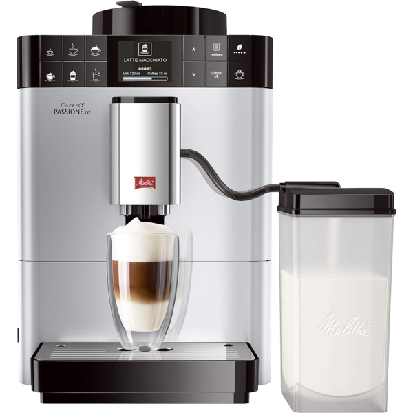 ყავის აპარატი Melitta F53/1-101EU Passione OT, 1450W, 1.2L, Coffee Machine, Silver