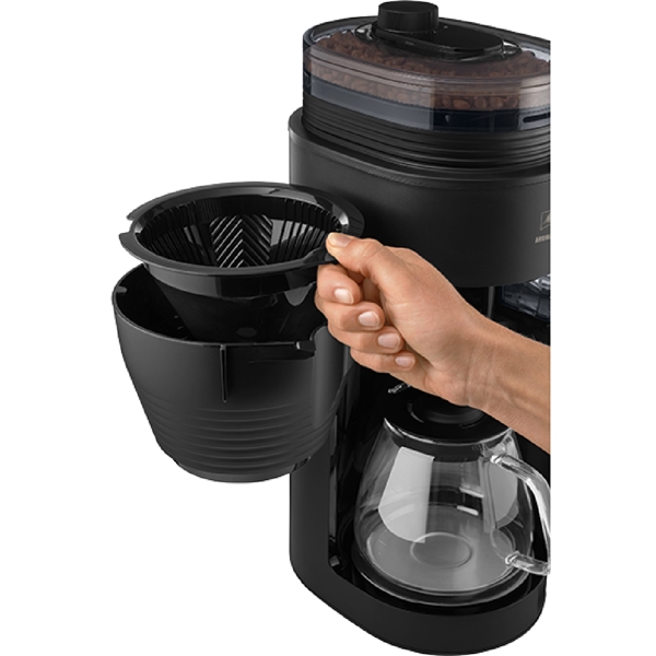 Filter Coffee Machine With Grinder Melitta 6776769 Aromafresh 1030-05, 1.25L, Black