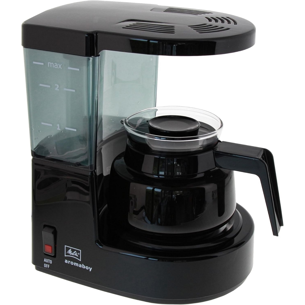ყავის აპარატი Melitta 6707286 Aromaboy II 1015-02, 500W, 0.34L, Filter Coffee Machine, Black