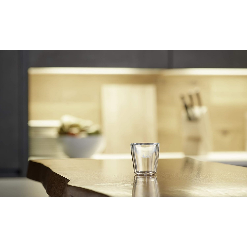 Espresso Glass Set Melitta 6761116, 0.08L, 2Pcs, Transparent