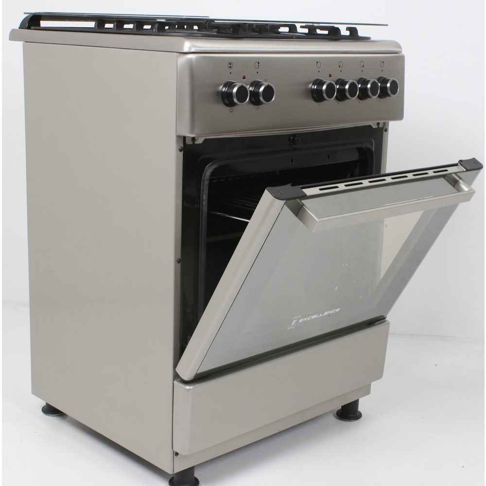 გაზქურა EXCELLENCE 6310 INOX (FFD), 3Gas + 1 electric, Gas Cooker, Inox