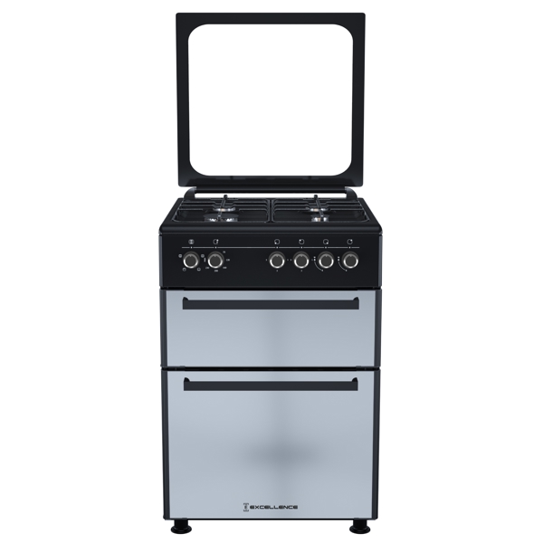 Oven Excellence 6400 Double, 4Gas, Black