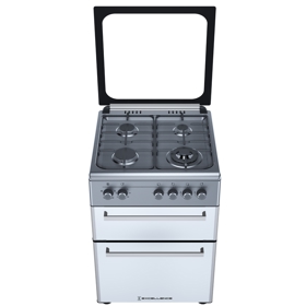 Gas Cooker Excellence 6400 Lux Double, 4Gas, Inox