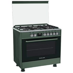 გაზქურა Excellence 9504 Digital, 5Gas, Gas Cooker, Green