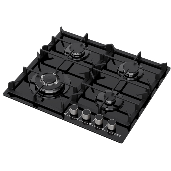 ჩასაშენებელი ქურის ზედაპირი Excellent HB602MG, Built-in Cooktop, Black