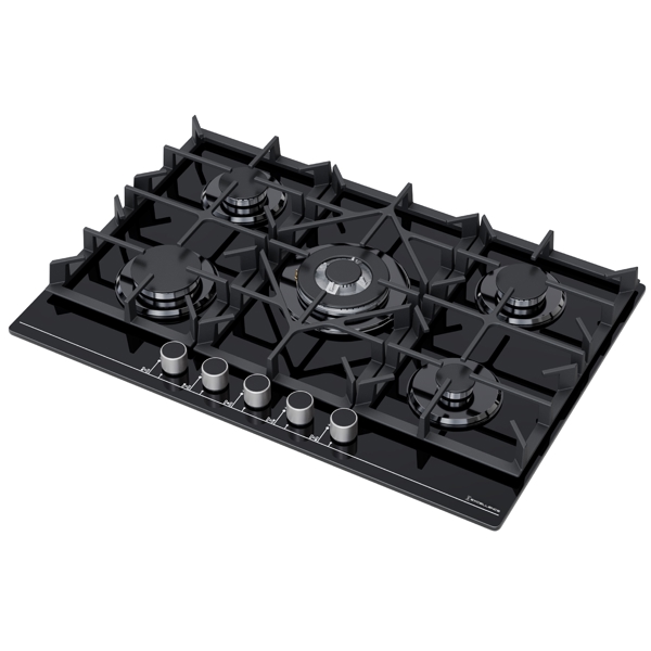 ჩასაშენებელი ქურის ზედაპირი Excellent HB702MVS, Built-in Cooktop, Black