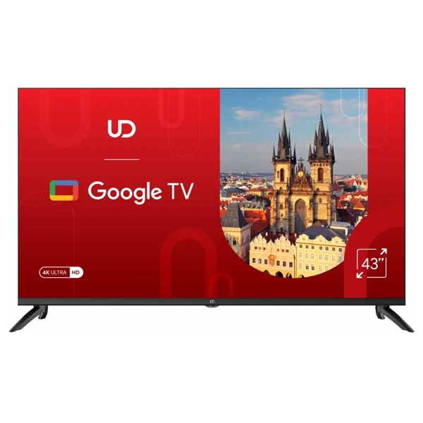 ტელევიზორი UDTV 43GU6210, 43", 4K UHD, Smart TV, HDMI, USB, LAN, WIFI, BT, Black