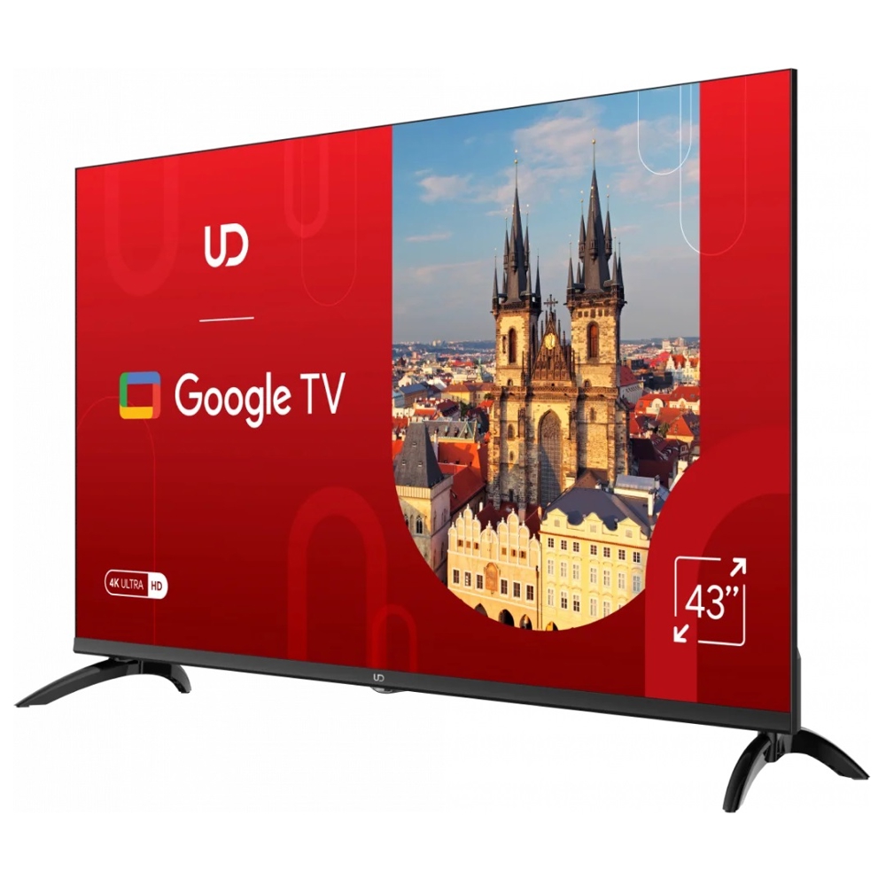 TV UDTV 43GU6210, 43", 4K UHD, Smart TV, HDMI, USB, LAN, WIFI, BT, Black
