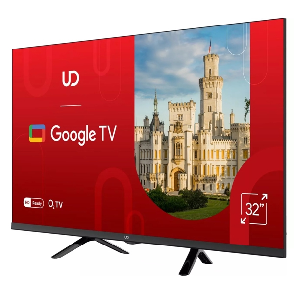 ტელევიზორი UDTV 32GW5210, 32", HD, Smart TV, HDMI, USB, LAN, WIFI, BT, Black