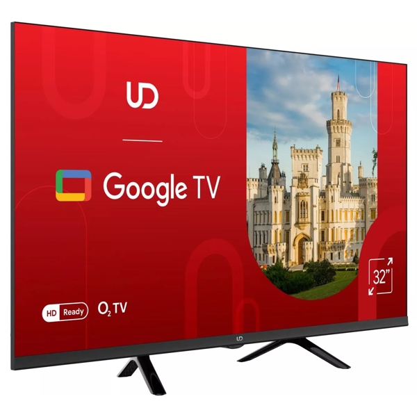 ტელევიზორი UDTV 32GW5210, 32", HD, Smart TV, HDMI, USB, LAN, WIFI, BT, Black