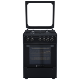 გაზქურა Excellence 6401 ELITE, 4Gas, Oven, Black