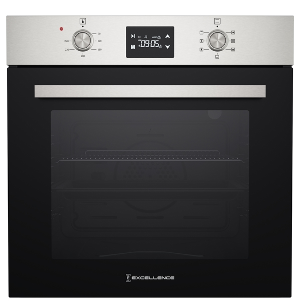 ჩასაშენებელი ელექტრო ღუმელი Excellence CHANTE-231, 65L, Built-In Oven, Black/Silver