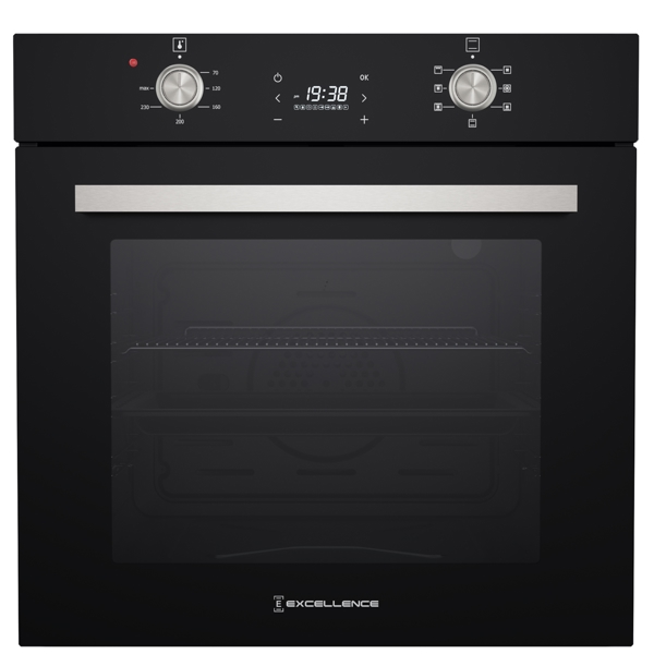 ჩასაშენებელი ელექტრო ღუმელი Excellence NERO-334, 65L, Built-In Oven, Black