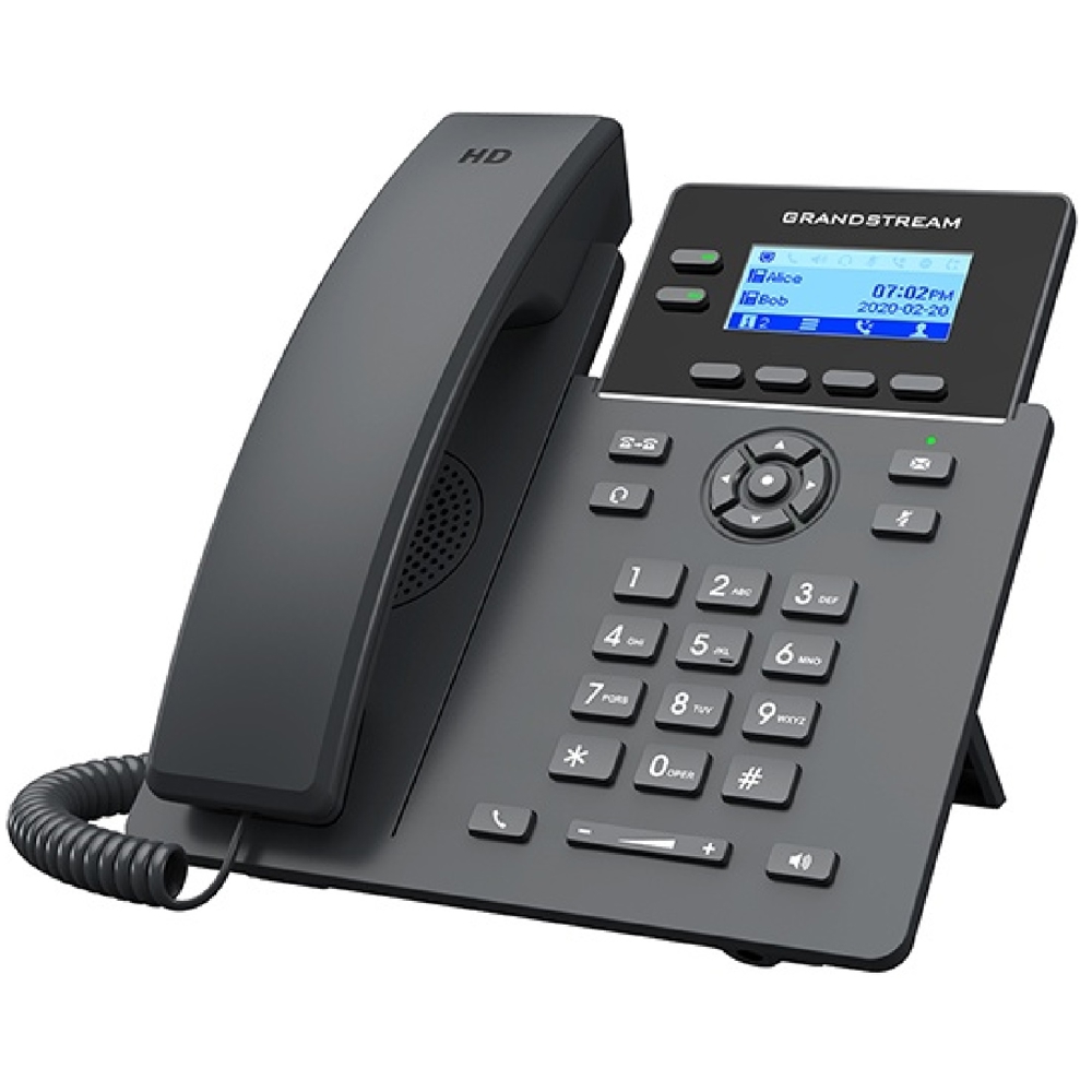 IP ტელეფონი Grandstream GRP2602P, IP Phone, POE, 4 SIP, Black