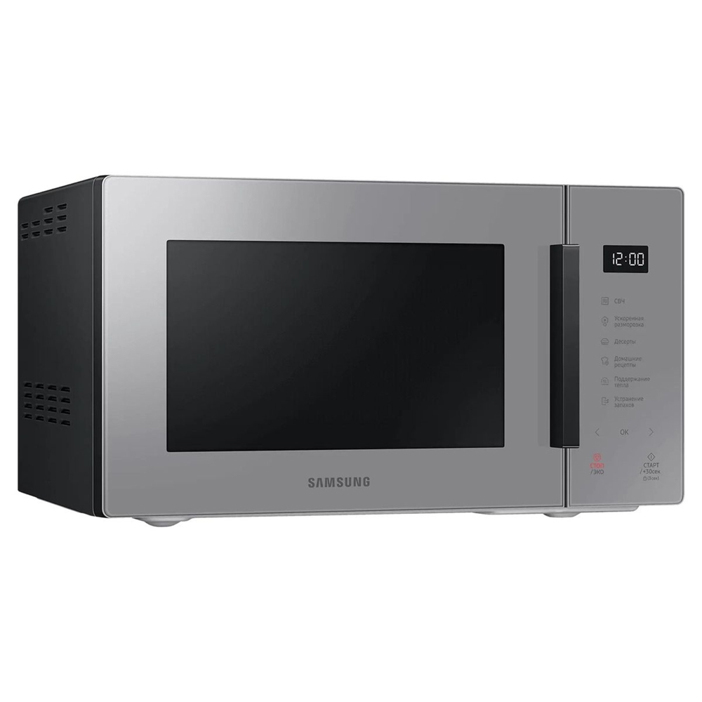 მიკროტალღური ღუმელი Samsung MS23T5018AG/BW, 800W, 23L, Microwave Oven, Gray
