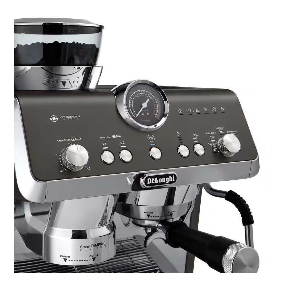 ყავის აპარატი DeLonghi EC9555.BK La Specialista, 1550W, 2L, Coffee Machine, Opera Black