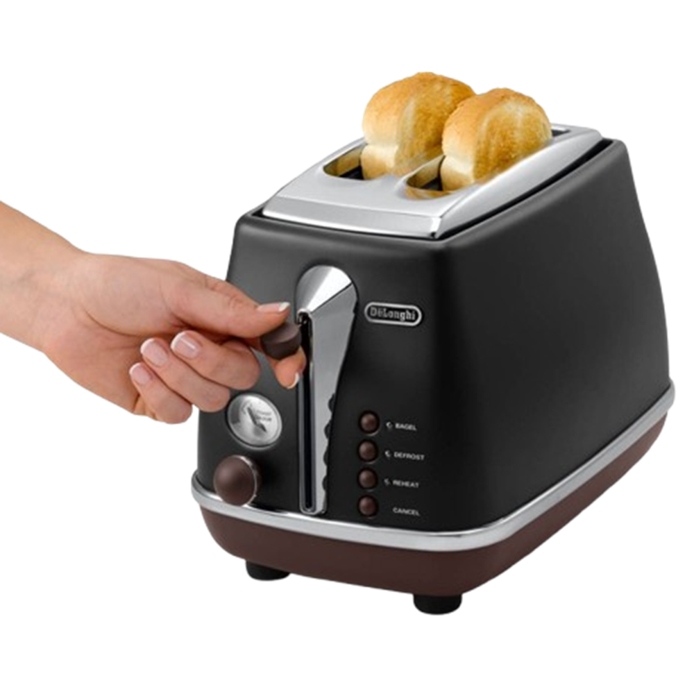 ტოსტერი DeLonghi CTOV2103.BK, 900W, Toaster, Black