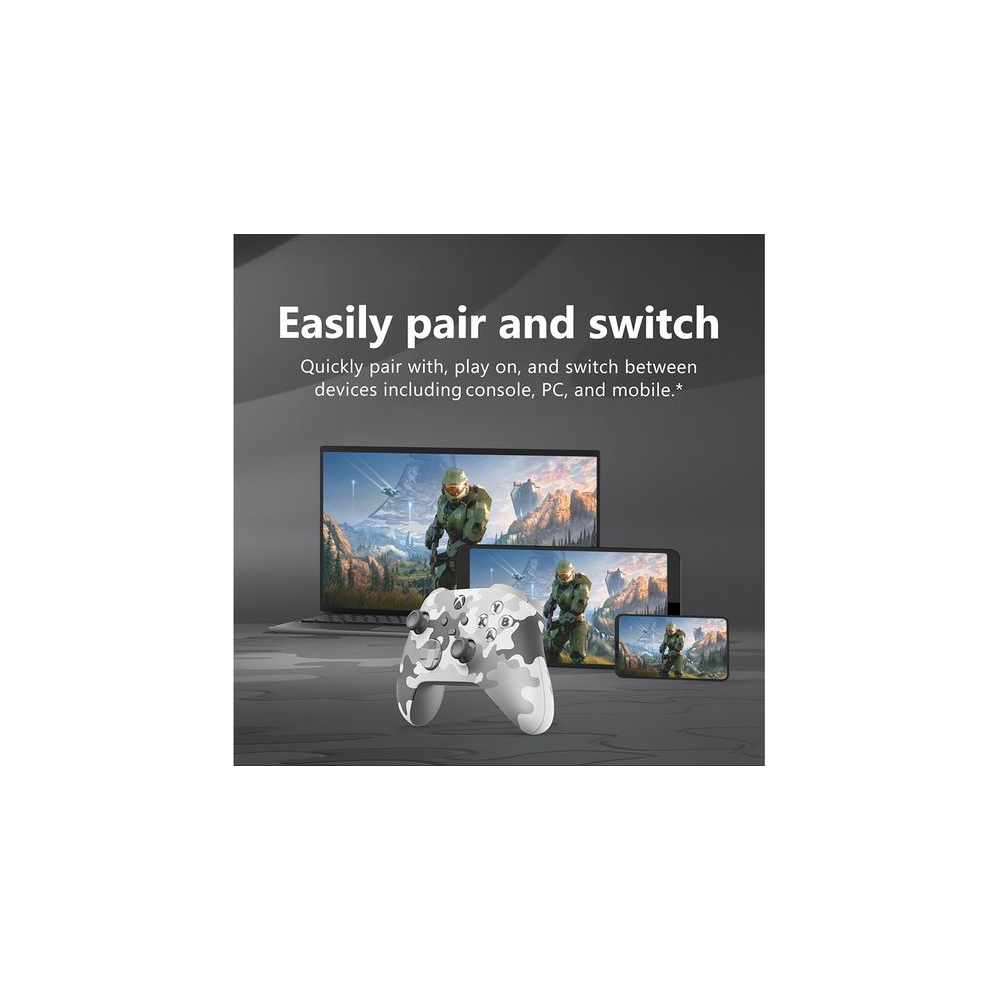Controller For Xbox Series X/S Microsoft 196388249497, Wireless, Bluetooth, Arctic Camo