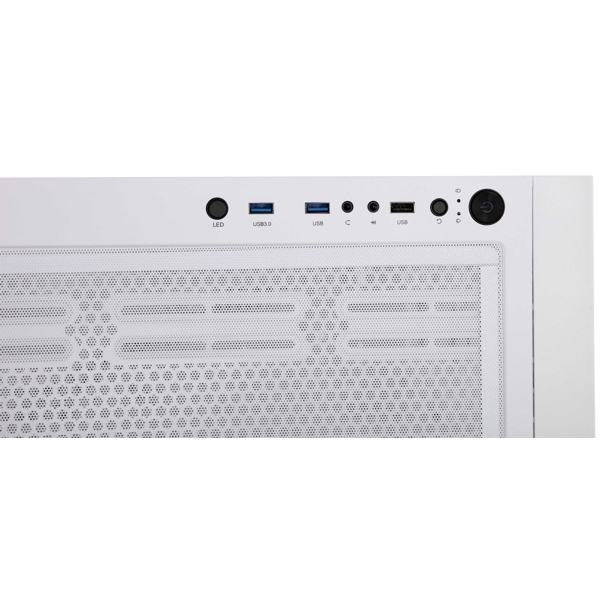 ქეისი 2E 2E-G3301NW Virtus Neo, Computer Case, MidT, ATX, M-ATX, Mini ITX, 2xUSB3.0, 1xUSB2.0, White 