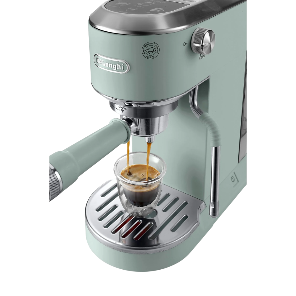 ყავის აპარატი DeLonghi ‎EC890.GR Dedica Duo, 1450W, 1.1L, Coffee Machine, Green