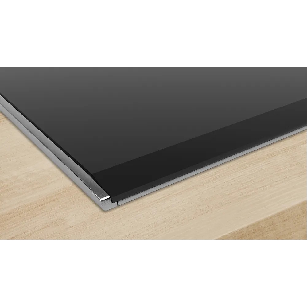 ჩასაშენებელი ელექტრო ქურის ზედაპირი Bosch PKF675FP2E, Built-in Electric Cooktop, Black