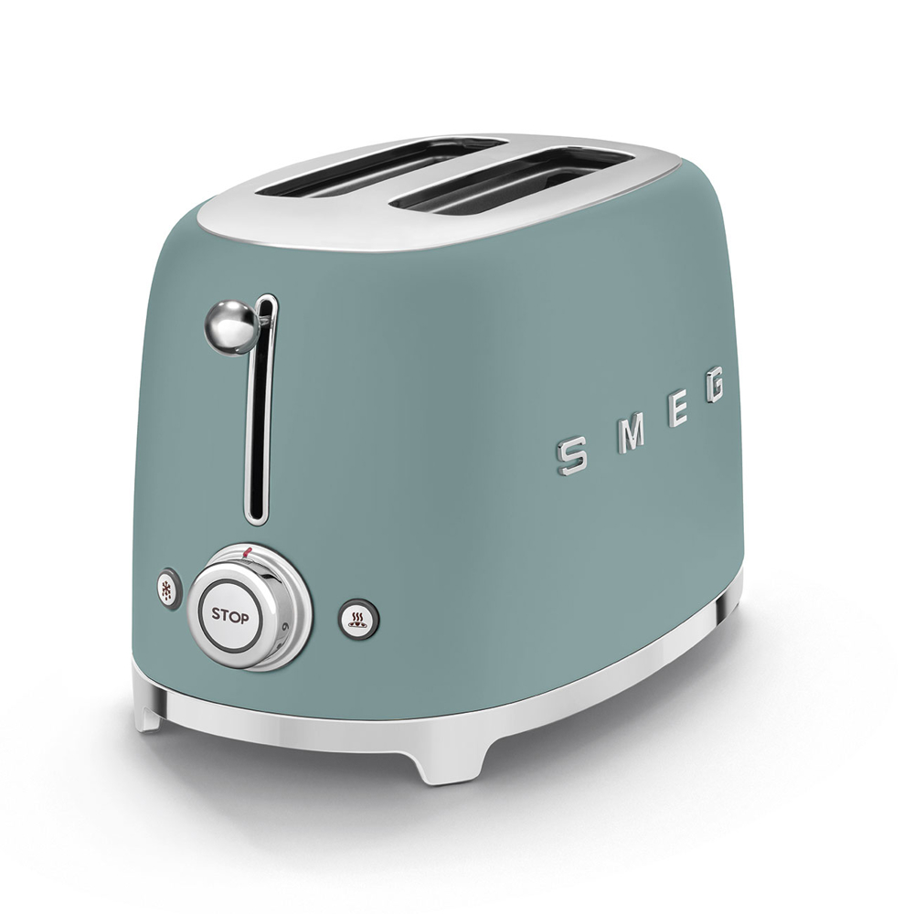 ტოსტერი Smeg TSF01EGMEU, 950W, Toaster, Emerald Green