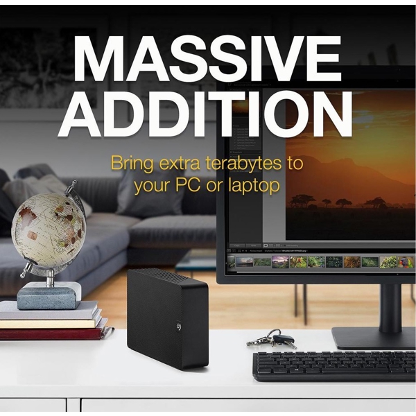 გარე მყარი დისკი Seagate STKP16000400, 4TB, External, USB 3.0, Black