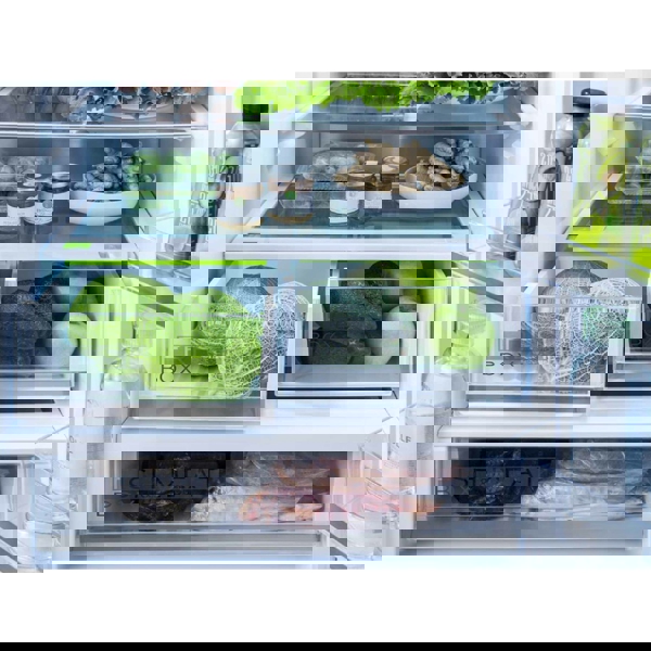 მაცივარი Midea MDRB593FGE02, 435L, E, No Frost, Refrigerator, Silver