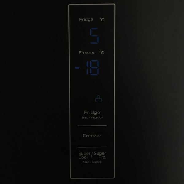 მაცივარი Midea MDRB521MGE22ODM, 360L, A++, No Frost, Refrigerator, Black