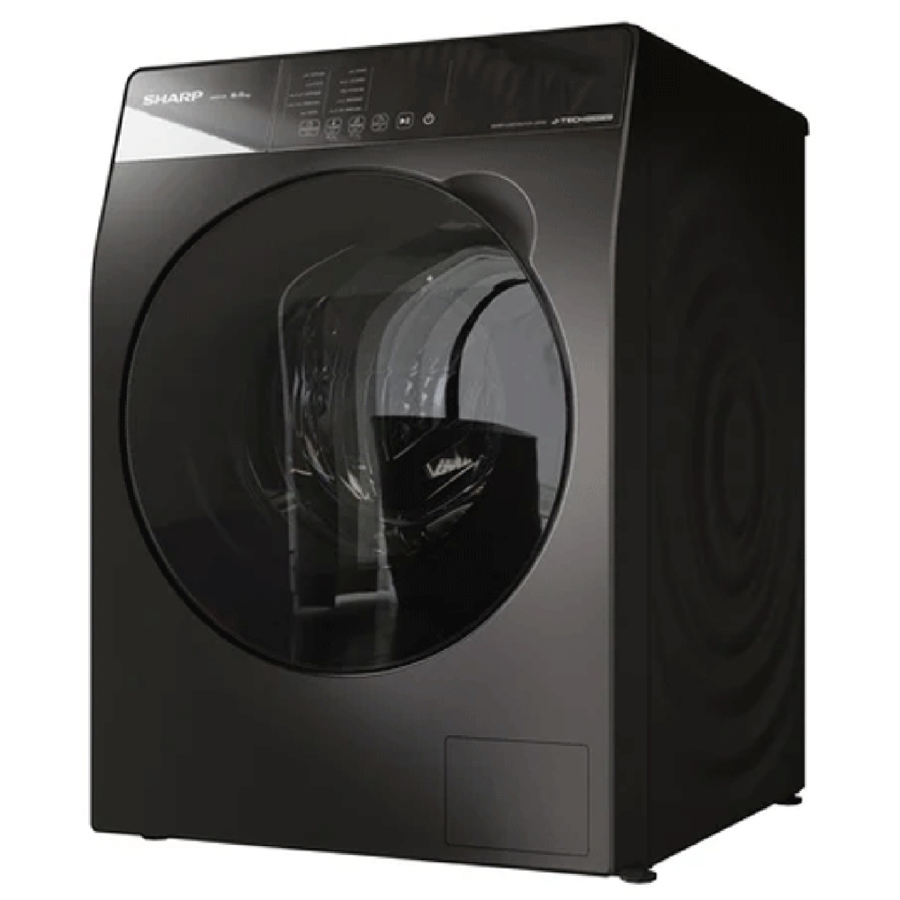 Washing Machine Sharp ES-FS954KJZ-G, 9.5Kg, 1400Rpm, Silver